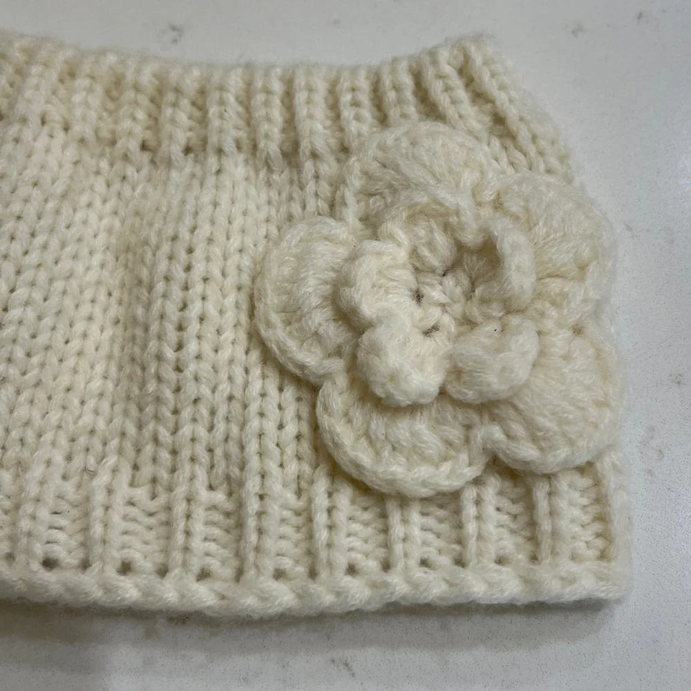 Lot of 2 Winter Knit Headbands – Virginia Tech Hokies & Cream Knit - Picture 6 of 8